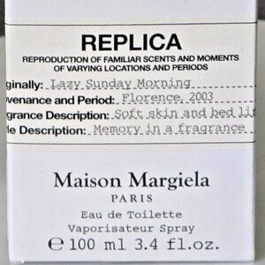 $170 Maison Margiela Replica Lazy Sunday Morning 3.4 oz. EDT, Batch 22X702T
